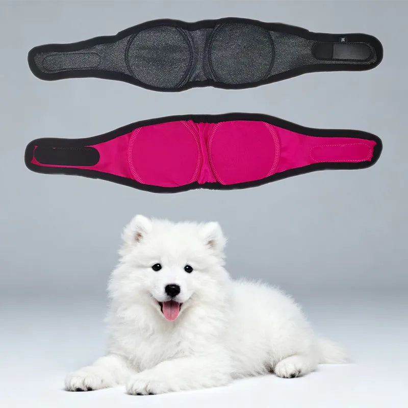 Adjustable Dog Earmuffs - Noise Reduction, Comfortable Quiet Head Cover, Calming Head Wrap, Suitable for Bathing, Grooming, Thunder, Fireworks - Durable Pet Supplies, Suitable for Squirrels